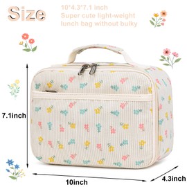 CAMTOP Lunch Box Kids Insulated Lunch Bag Small Cooler Thermal Meal Thermal lunchbox for Girls Boys School Picnics