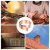HARFINGTON 2pcs Copper Sheet Roll 0.1mm Thick Copper Flashing 99.95%