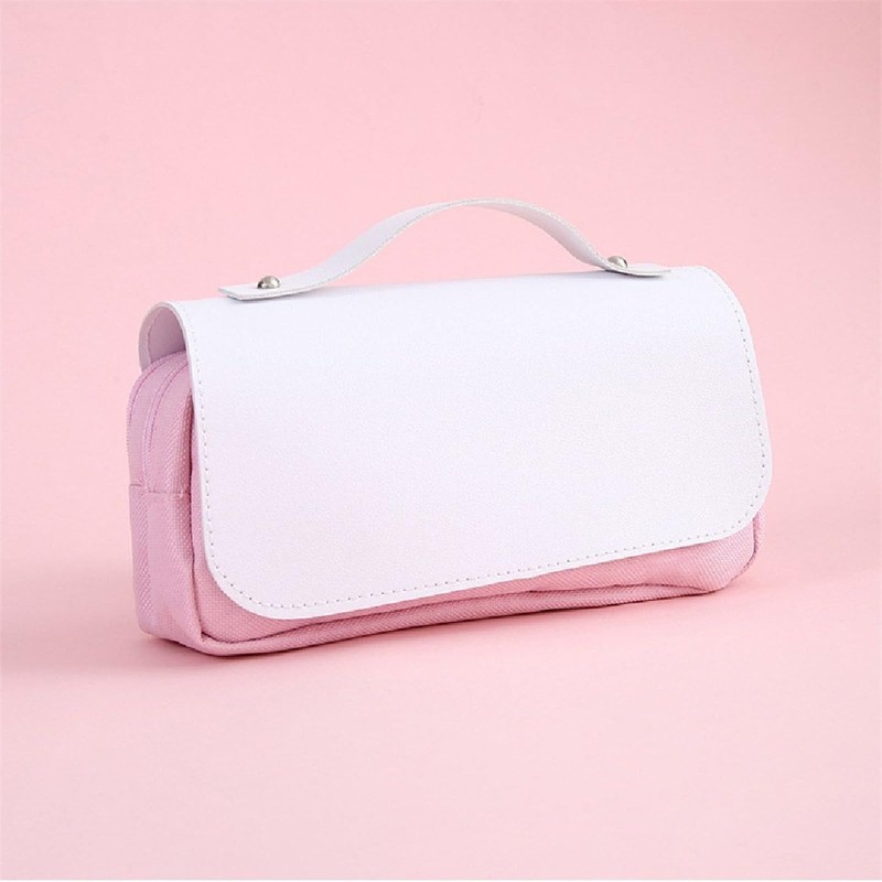 My Melody Cinnamoroll, Chromi, Pencil Case, Large Capacity, PU Leather,