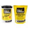 Tub O' Towels Heavy Duty, 10" x 12", Multi-Surface Cleaning
