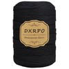 DXRPO Macrame Yarn 3 mm x 300 m, Natural Macrame,