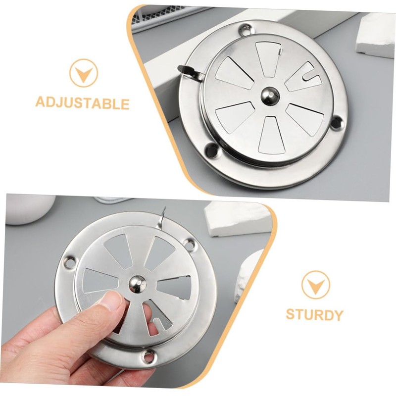 Gadpiparty 2pcs Stainless Steel Vent Cover for Ovens and Dryers