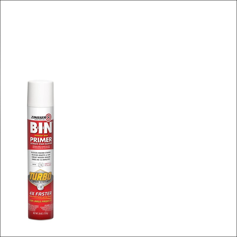 Zinsser 356880-6PK B-I-N Primer Turbo Spray System, 26 oz, White,