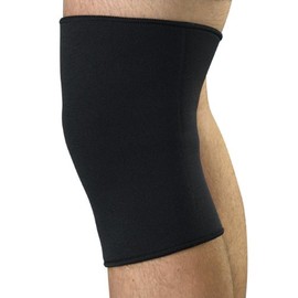 Medline ORT23210XL Closed Patella Knee Supports, X-Large, Black
