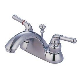 Kingston Brass KB2621 Naples 4-Inch Centerset Lavatory Faucet, Polished Chrome