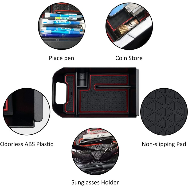 FANGXIN Compatible with Toyota RAV4 Accessories Center Console Organizer Fits