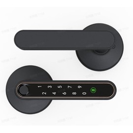 GHome 4 in 1 Smart Fingerprint Door Knob with App Control & Key, Auto Lock, Biometric Thumbprint Door Locks for Bedroom, Garage, Home & Office