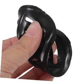 DOITOOL 10pcs Helmet Chin Rest Batting Helmet Black Helmet Black Hard Hat Helmet Accessories Helmet Chin Cups Football Chin Strap Rubber Black Helmet Accessory Safety Helmet Chin Cup Mask