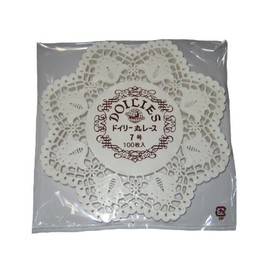 Doilies Lace Paper, Round (500 Sheets), No. 7