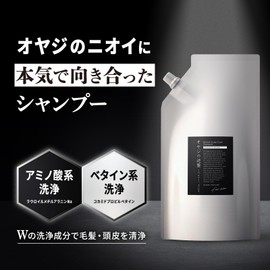 Oyaji's Counterattack Men's Shampoo, Refill, 2.8 fl oz (800 ml), Suppresses Persimmon Shibu, Dandruff, Kayumi, Abra, Odor Care, Menthol, Cool Feeling