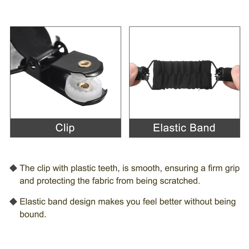 QUARKZMAN Pack of 4 Dress Cinch Clips Pullover Clips Scarf