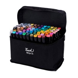Begadol | Marcadores Doble Punta Plumones Punta Pincel Kit 80 colores