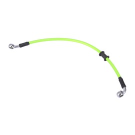 REPAIROCK Universal 40cm 15.75" Motorcycle Brake Clutch Oil Hose Line Pipe Hydraulic Reinforced Stainless Steel Braided Green Auto Replacement Parts