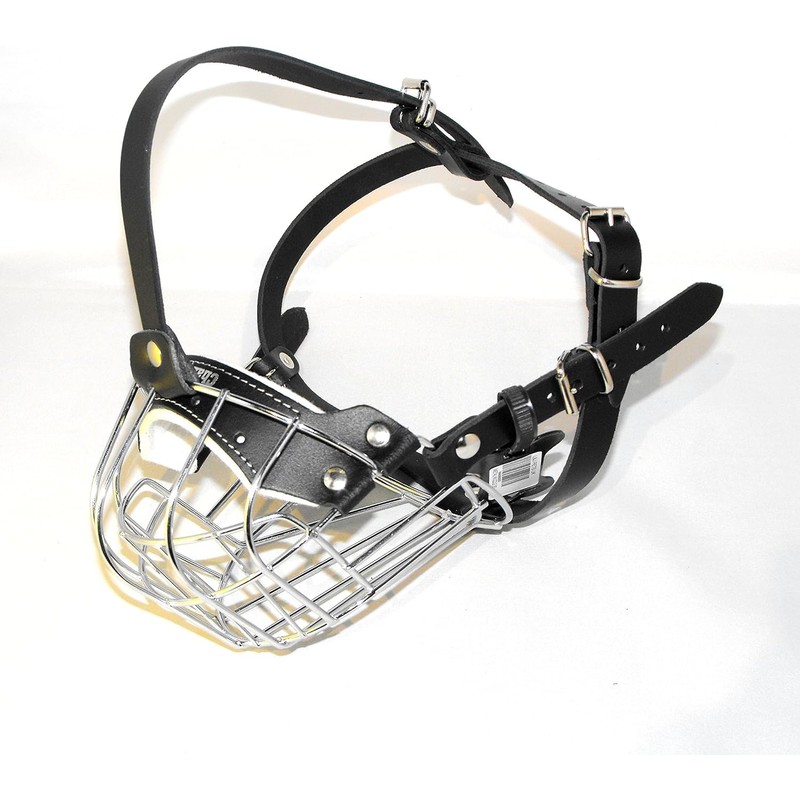 Strong Metal Wire Basket Dog Muzzle for American Bully (BA,