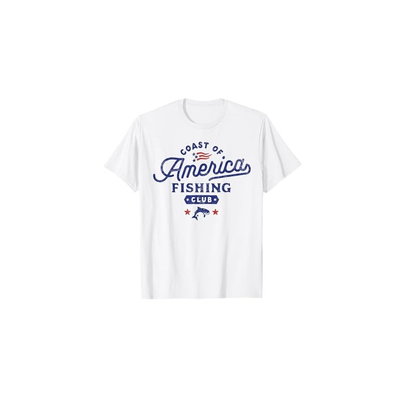 Coast of America Gulf of USA Fishing Summer Gift T-Shirt