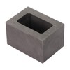 Rectangular Graphite Ingot Mold Jewelry Metal Refining Mould Crucible for