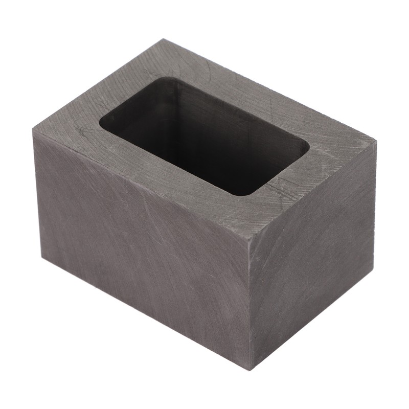 Rectangular Graphite Ingot Mold Jewelry Metal Refining Mould Crucible for