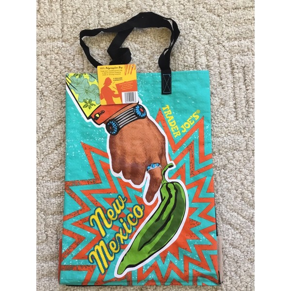 NWT Trader Joe’s New Mexico Zia Souvenir Bag Reusable Shopping Grocery Tote Bag