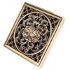 10x10cm Floor Drain Antique Copper Anti Odor Bathroom Floor Drainer