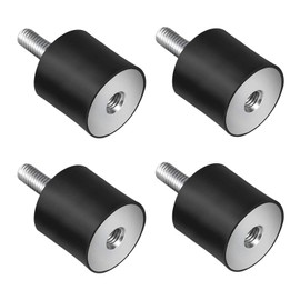 Sctmda Engine Mount Vibration Damper M8 Pack of 4 Anti Vibration Rubber Bearings Rubber Engine Mount Silent Block Rubber Buffer Air Conditioning Rubber Buffer for Engine Generator Compressor VD30 x 30
