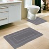 EDS 2 Piece Ichra Bath Mat Set Non Slip Ultra