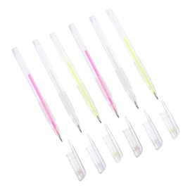 TOVINANNA 6pcs Brow Mapping Pens for Eyebrow Positioning Portable Tool for Beginners Multi-Color Eyebrow Marking Pens for Makeup Practice