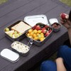 Sattvii® Premium Edelstahl Bento Box Set | Brotdose & Lunchbox