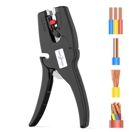 Doplop Selbsteinstellende Kabelabisolierzange mit Abisolierautomatik & Schneidefunktion für Elektroinstallation, KFZ & Elektronik [AWG 32-7 / 0.03-16mm²]​