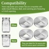 Wide Mouth Adjustable Spice Shaker Lids Fit Mason Jars &