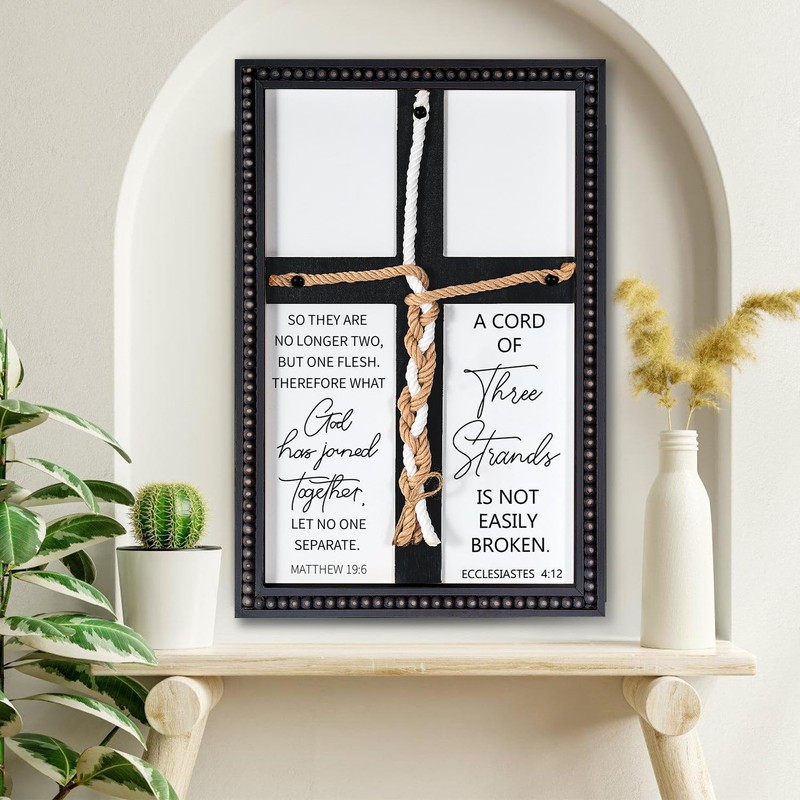 LakWilows A Cord of Three Strands Wedding Ceremony Sign 15x10