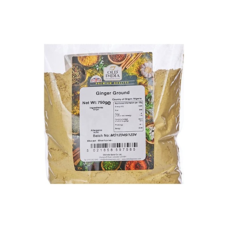 Old India Ginger Ground 750g