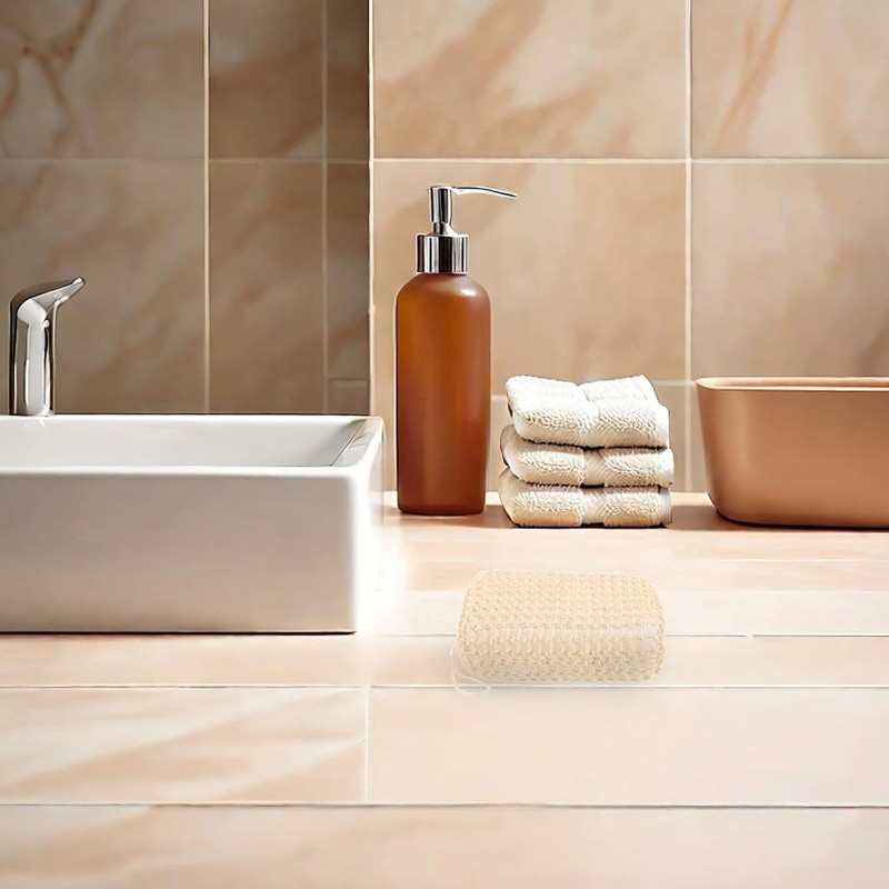 Esponja de Baño de Sisal Exfoliante para Cuerpo y Espalda