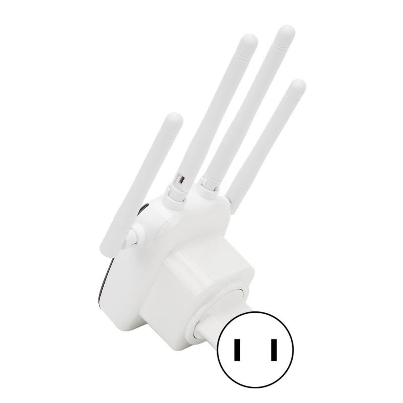 WiFi Range Extender 300Mbps 4 Antennas Wireless Signal Repeater Amplifier