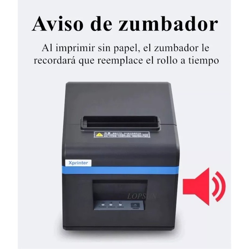Xprinter Impresora Térmica Tickets Pos 80mm Wifi Usb Corta Automática