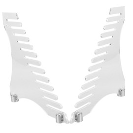 Ciieeo 1 Pair Clear Acrylic Vinyl Record Wall Shelf Stylish Album Rack for Organizing and Displaying Records Magazines and More for Home Office