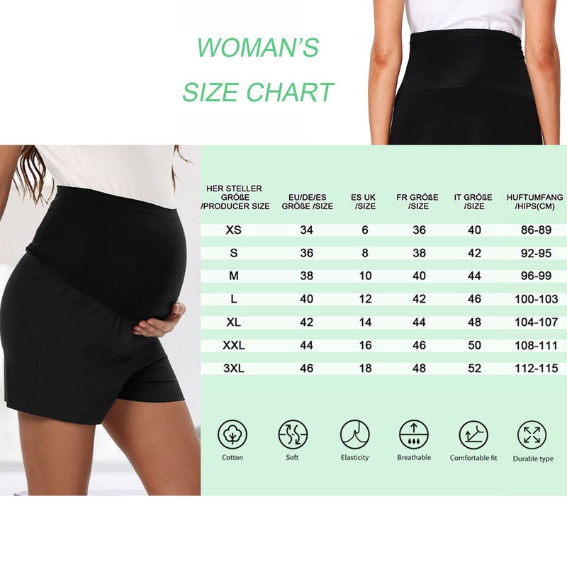 Hocaies Maternity Shorts Maternity Shorts Pregnancy Cotton Maternity Shorts with