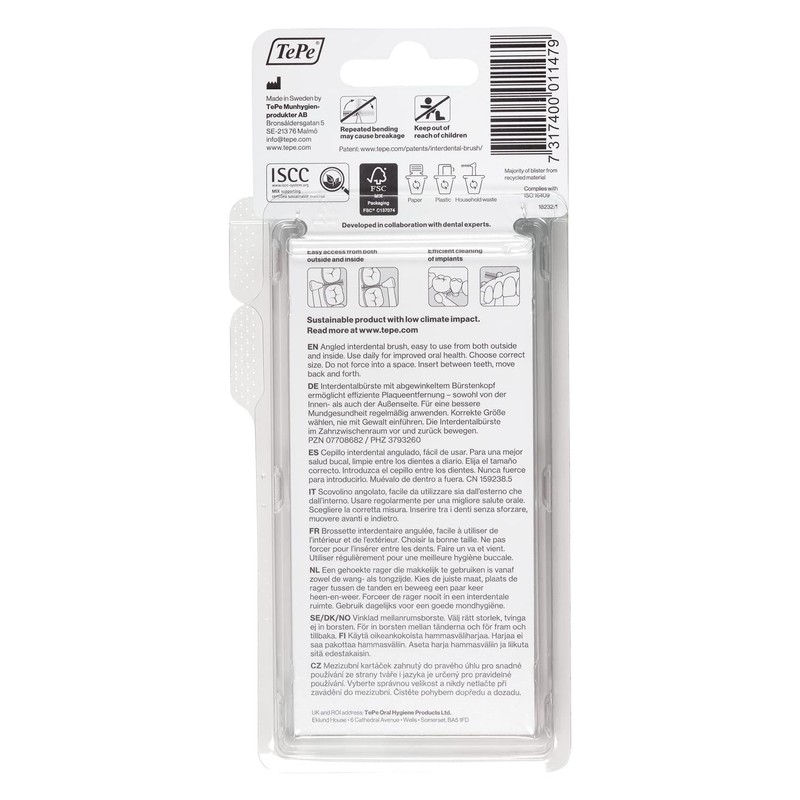 TePe Interdental Brush Angle - Pink 0.4mm by TePe Oral