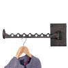 Rustic State Clout Cast Iron Clothes Hanger Folding Coat Rack