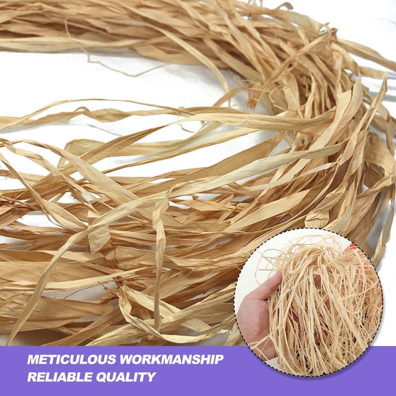 Raffia Raffia Ribbon 200 g Natural Raffia Yarn Raffia Ribbon