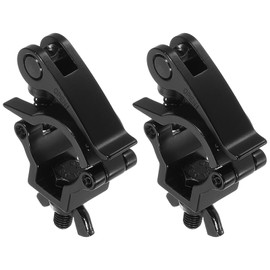 sourcing map Light Truss Clamp, Aluminum Alloy Stage Lighting Pipe O Clamp for 1.26-1.38inch OD Tube Max Load 165Lb Single Buckle, 2Pcs