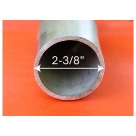 STOPSignsAndMore - U-Clamp Sign Hardware - For 2-3/8" diameter round posts (one pair)