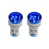 NOYITO 80-500V AC Digital Voltmeter 110V 220V 380V Red Green