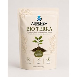 Aurenza Bio Terra Sustrato Enriquecido Humus 500 Favorece Desarrollo Saludable Plantas Macetas Ornamentales Jardinería Huertos Caseros