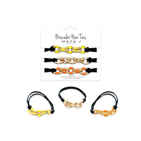 Maya J Lazos Para El Cabello De Pulsera Con Elástico