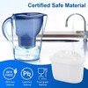 Certified Replacement Water Filter Cartridges for All Brita Jugs,Mavea,Maxtra+ and