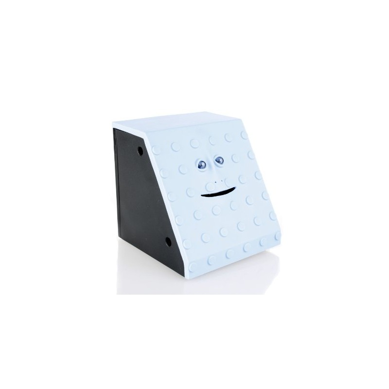 Face Bank Blue Dots Design Munching Money Box