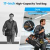 Heavy Duty Tool Bag, 17 Inch Tool Bags for Men