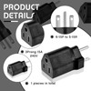 Flutesan 1 Piece 6-15P to 5-15R US Plug Adapter 3
