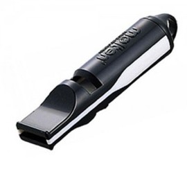 Molten Dual-Tone Whistle with Lanyard, Black Sports