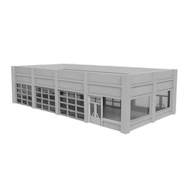 Lionel™ Modern Service Station Building Structure Kit (Undecorated), HO Scale